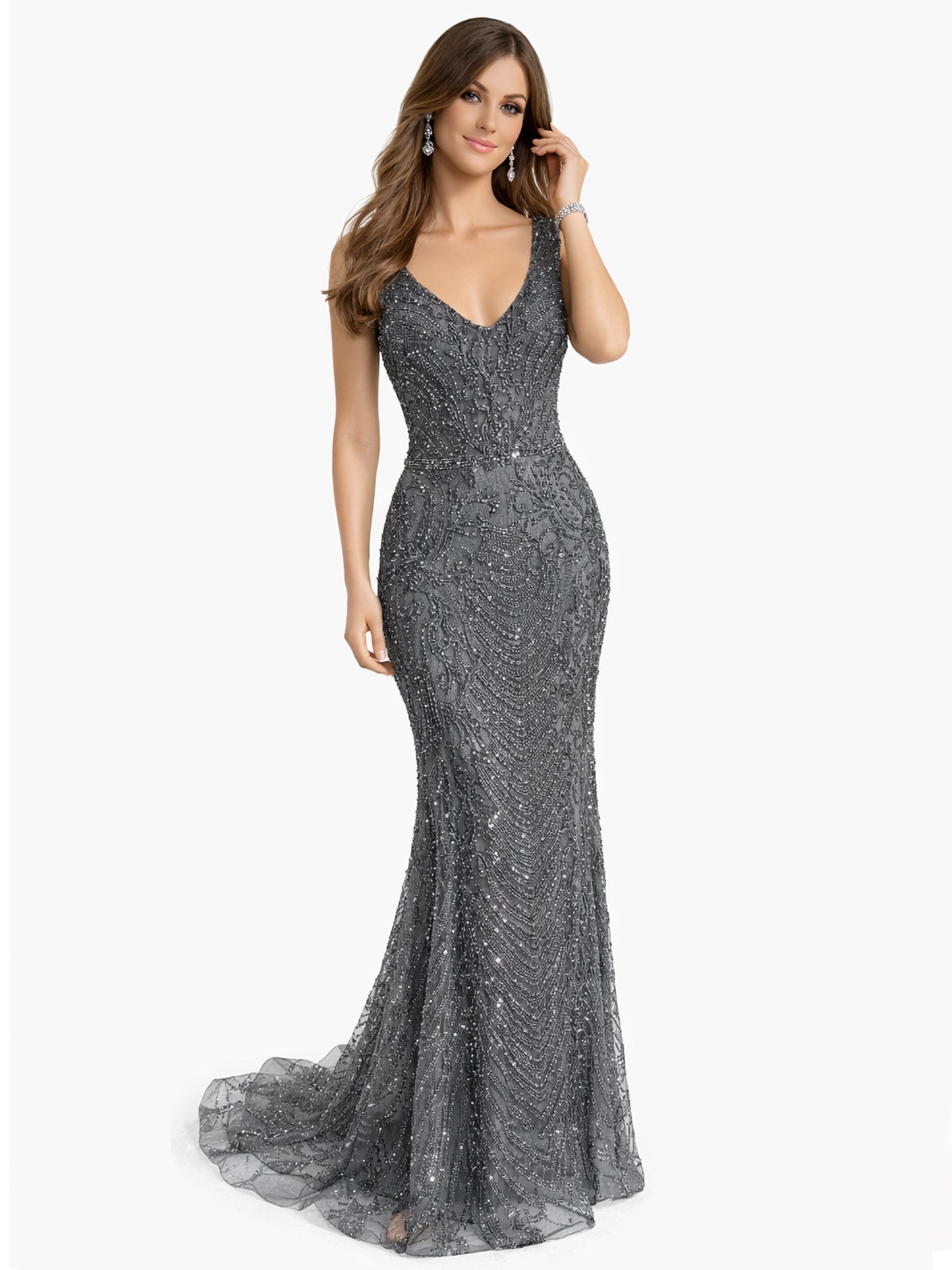 Style 191139 - Dark Blue / Silver Dress
