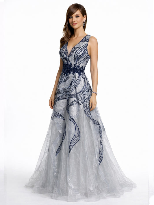 Style 220105 - Blue / Purple Dress