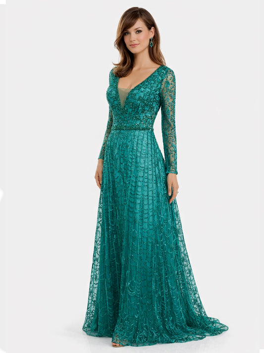 Style 220613 - Green / Rose Dress