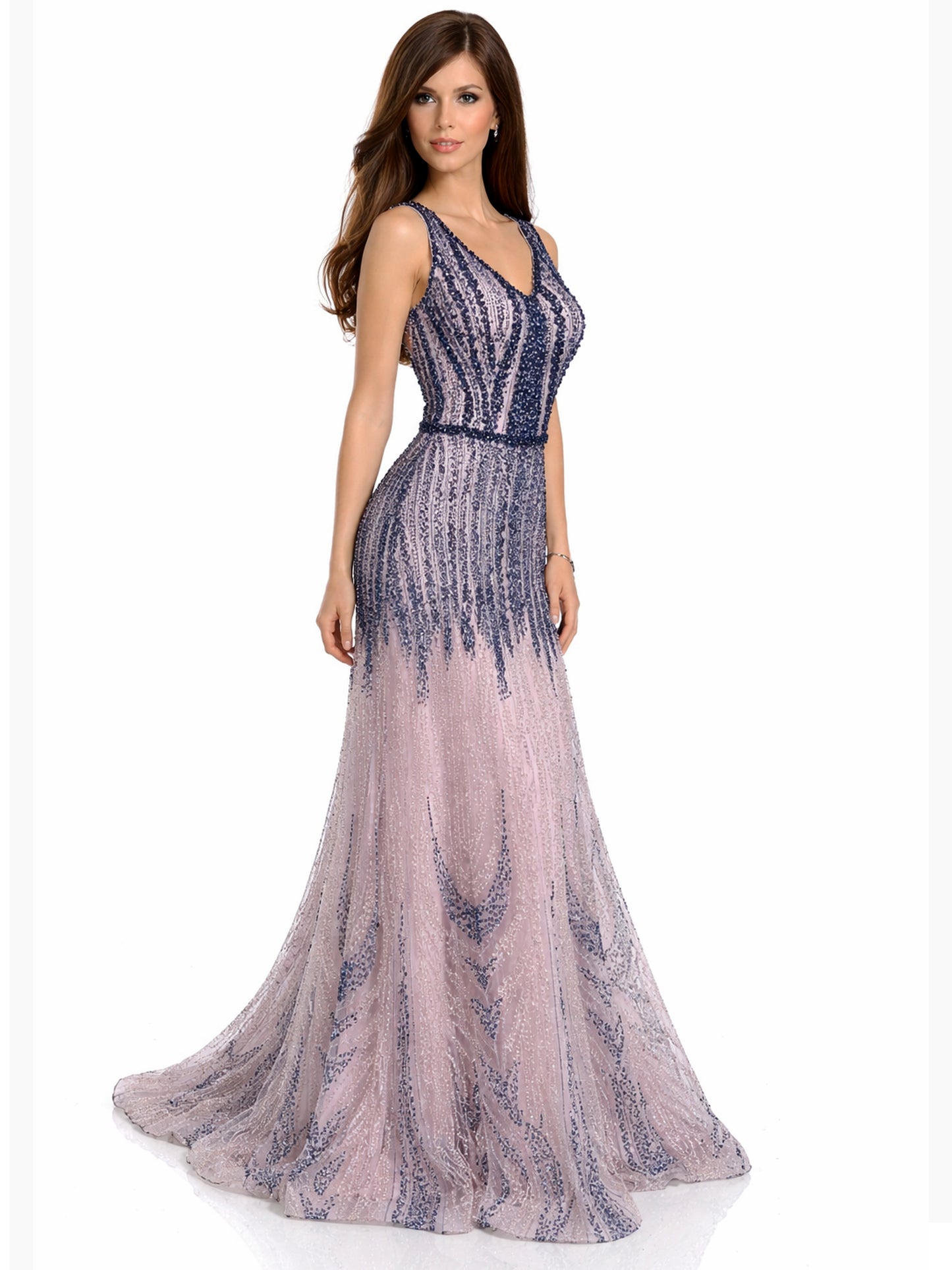 Style 230338 - Black / Dark Blue Dress