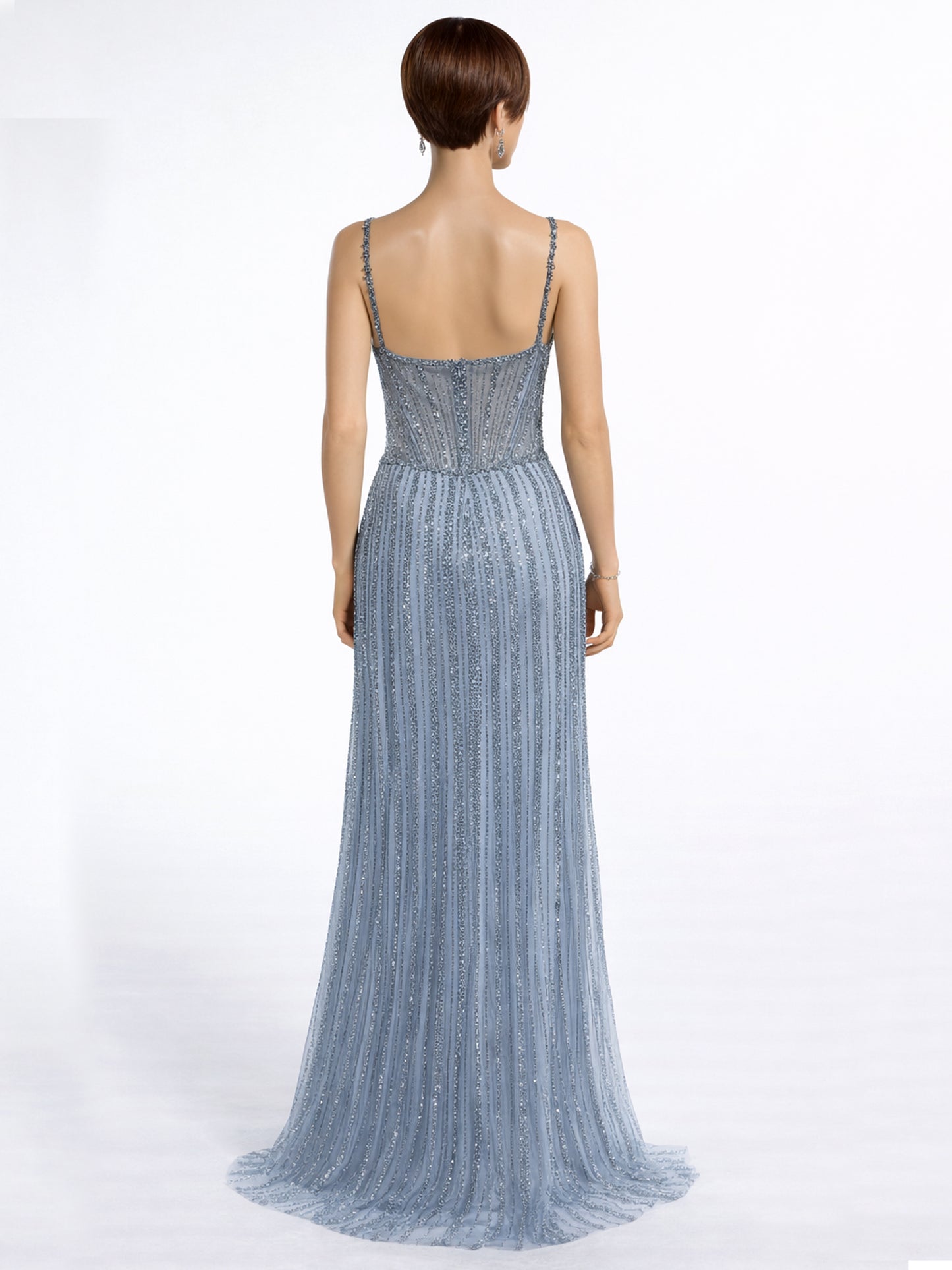 Style 2408 - Black / Blue Dress