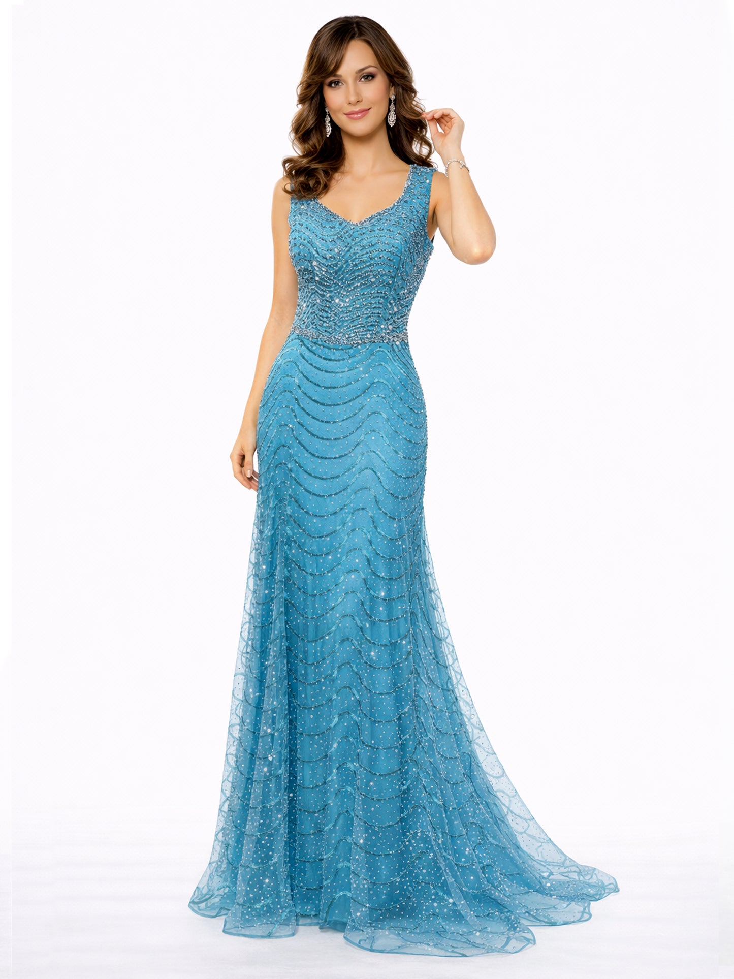 Style 3874 - Blue Dress