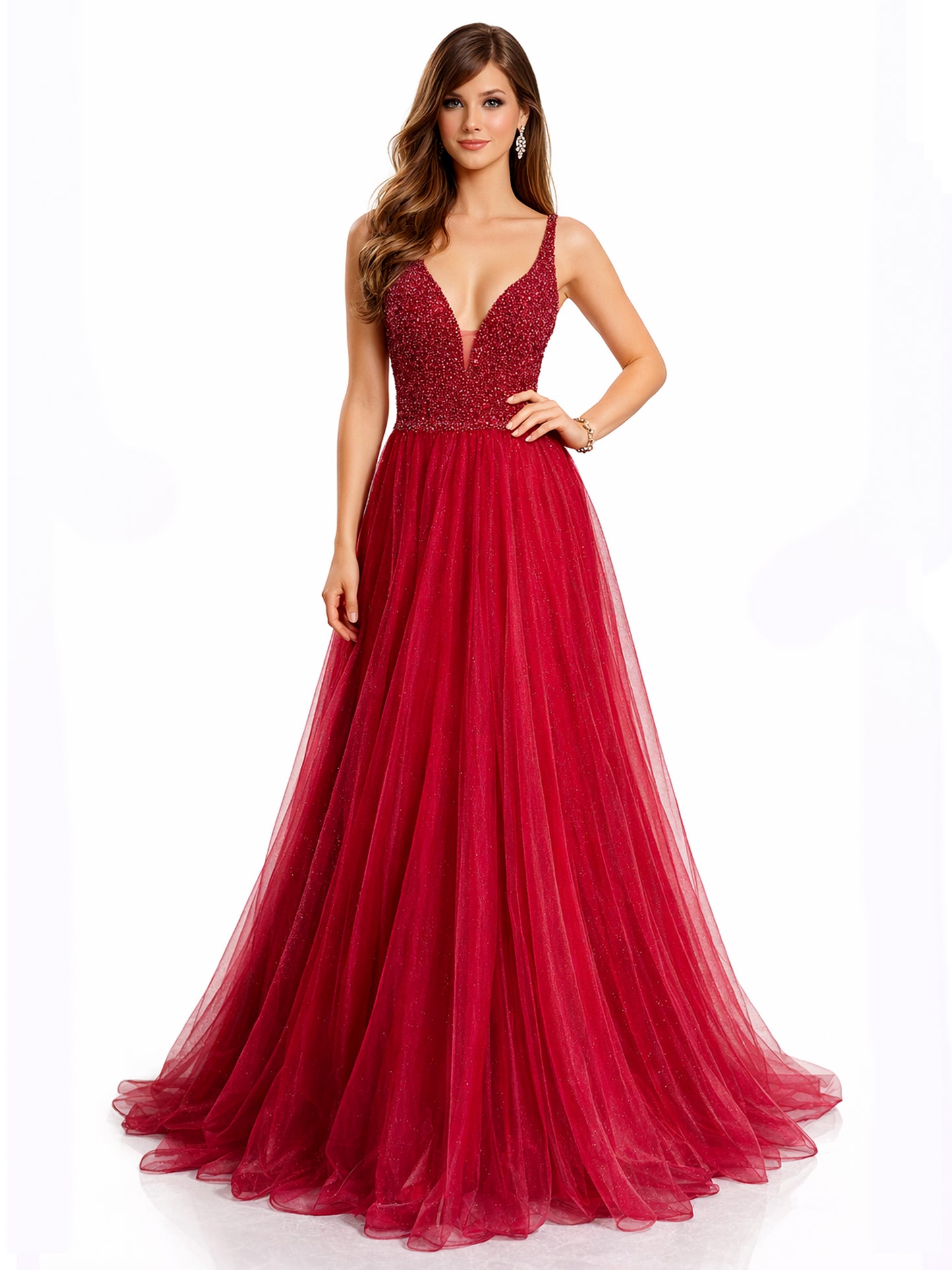 Style 082 - Pink / Red Dress