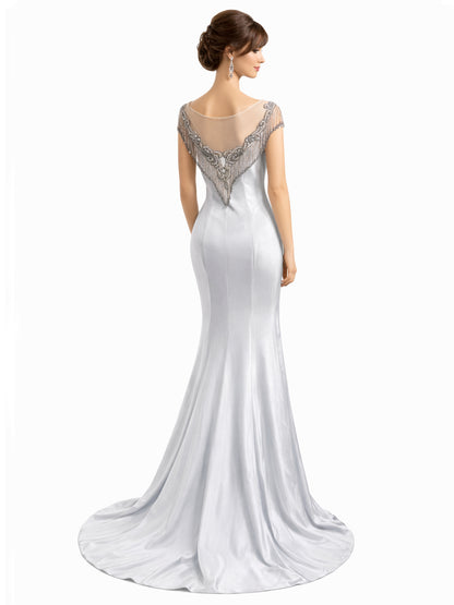 Style 171220 - gray / Purple Dress