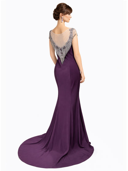 Style 171220 - gray / Purple Dress