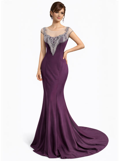 Style 171220 - gray / Purple Dress
