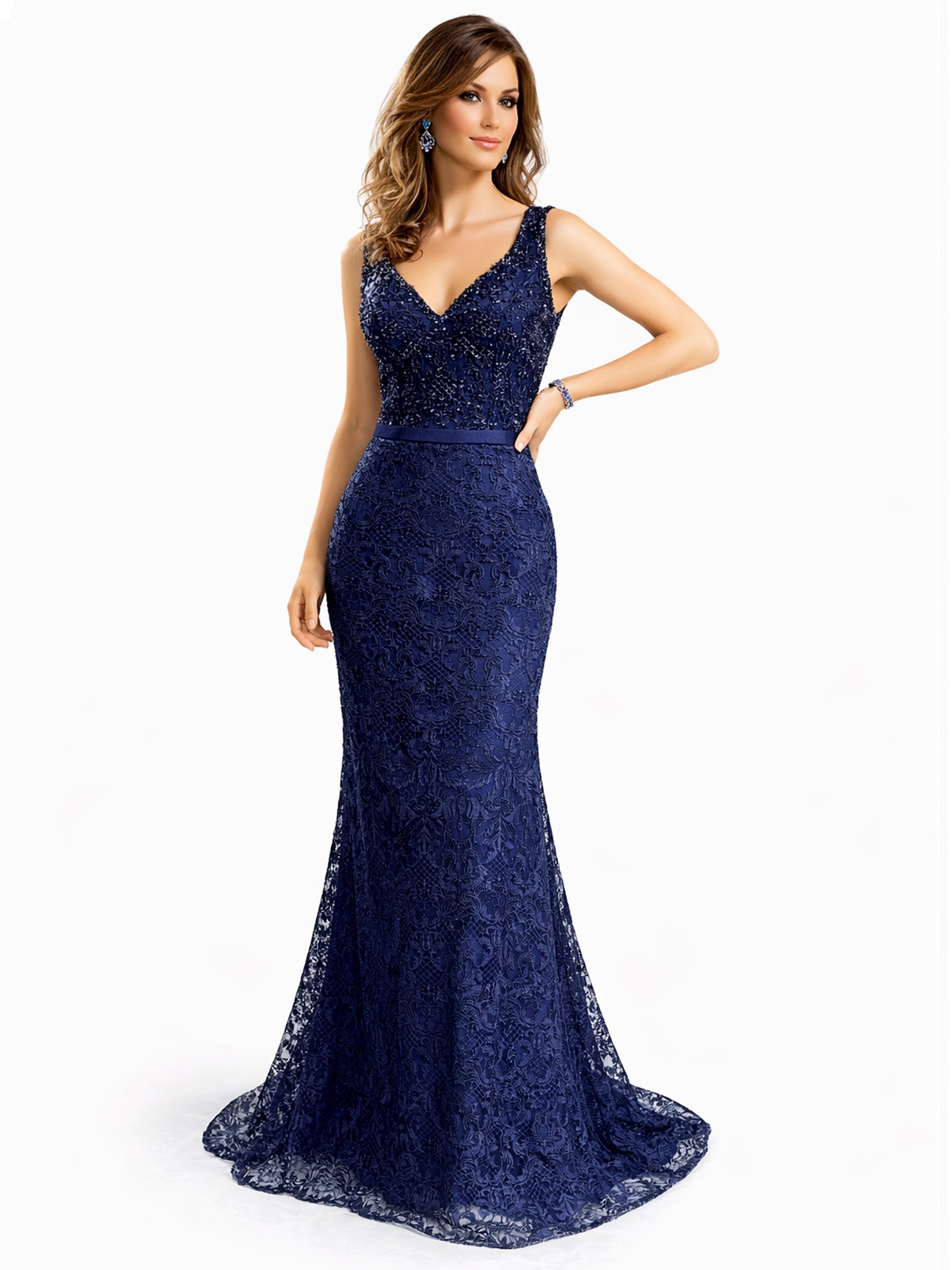 Style 1734410 - Dark Blue Dress