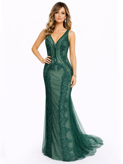 Style 17353 - Dark Green Dress