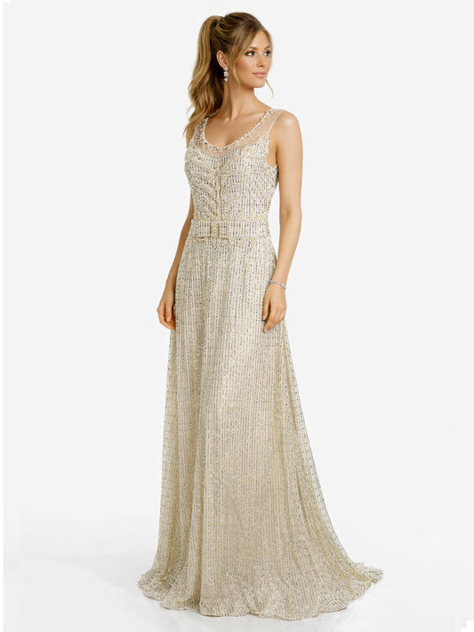Style 181217 -  Gold / Silver Dress