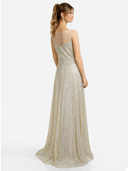 Style 181217 -  Gold / Silver Dress