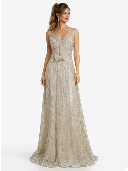 Style 181217 -  Gold / Silver Dress