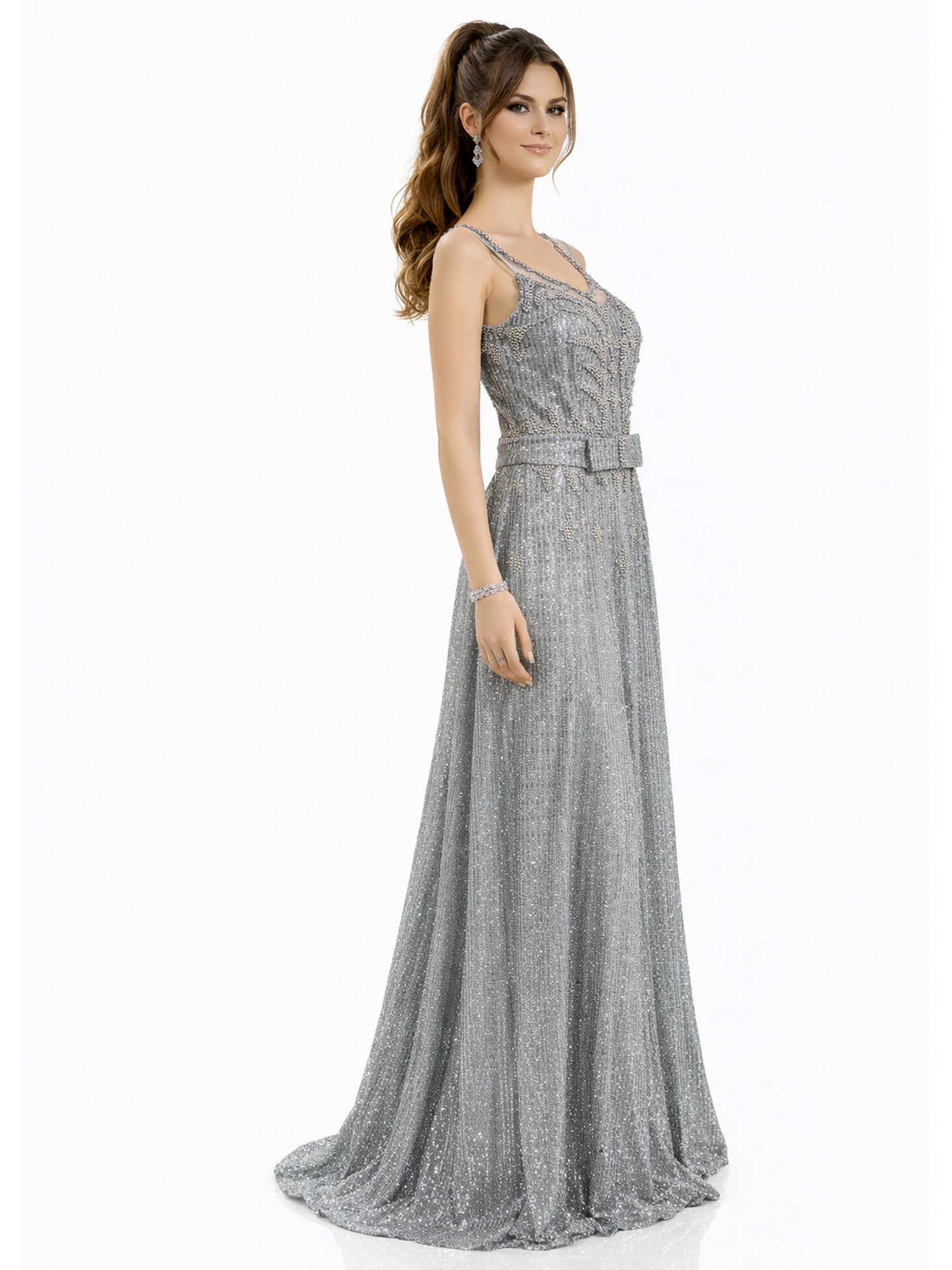 Style 181217 -  Gold / Silver Dress