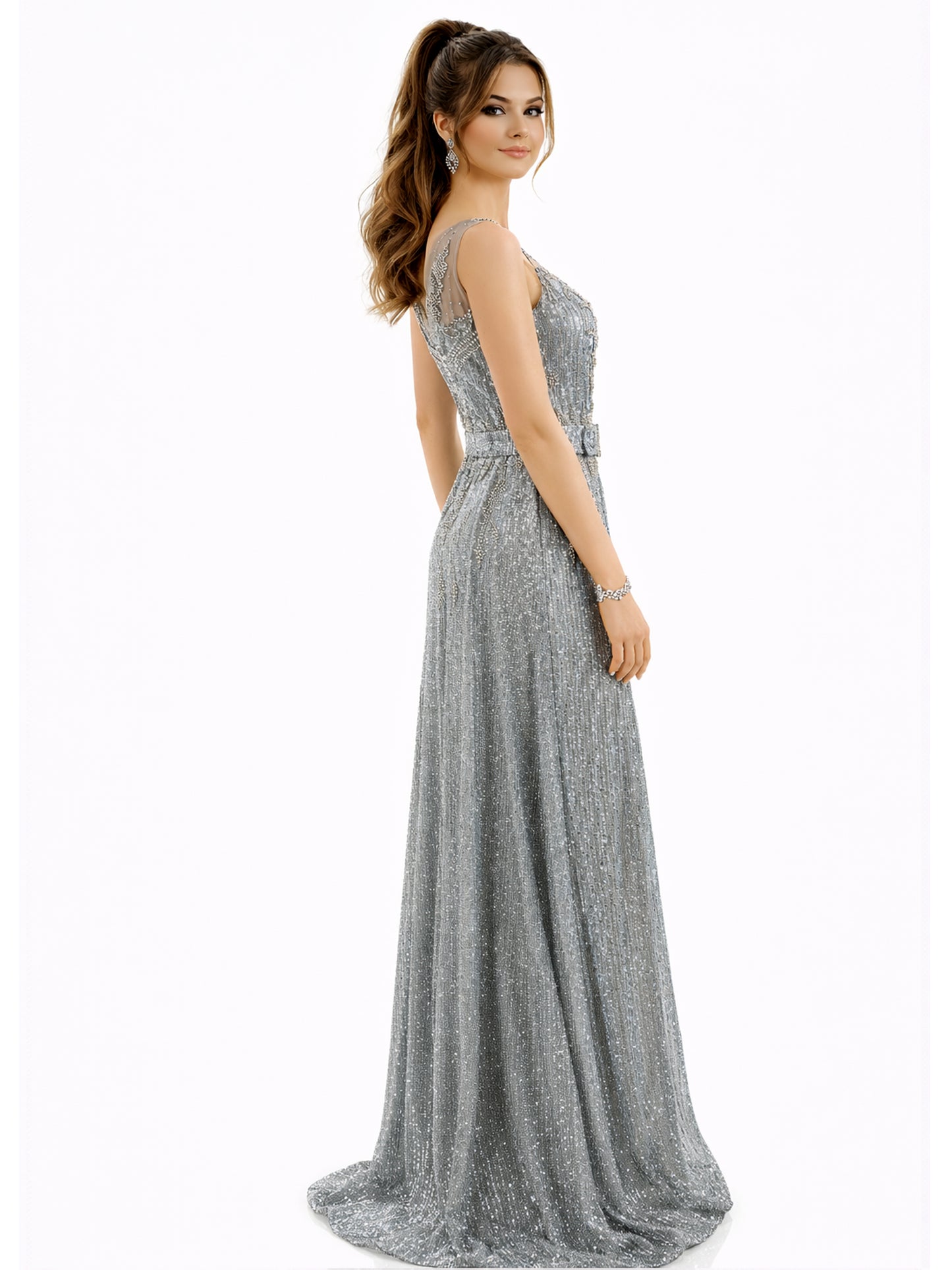 Style 181217 -  Gold / Silver Dress