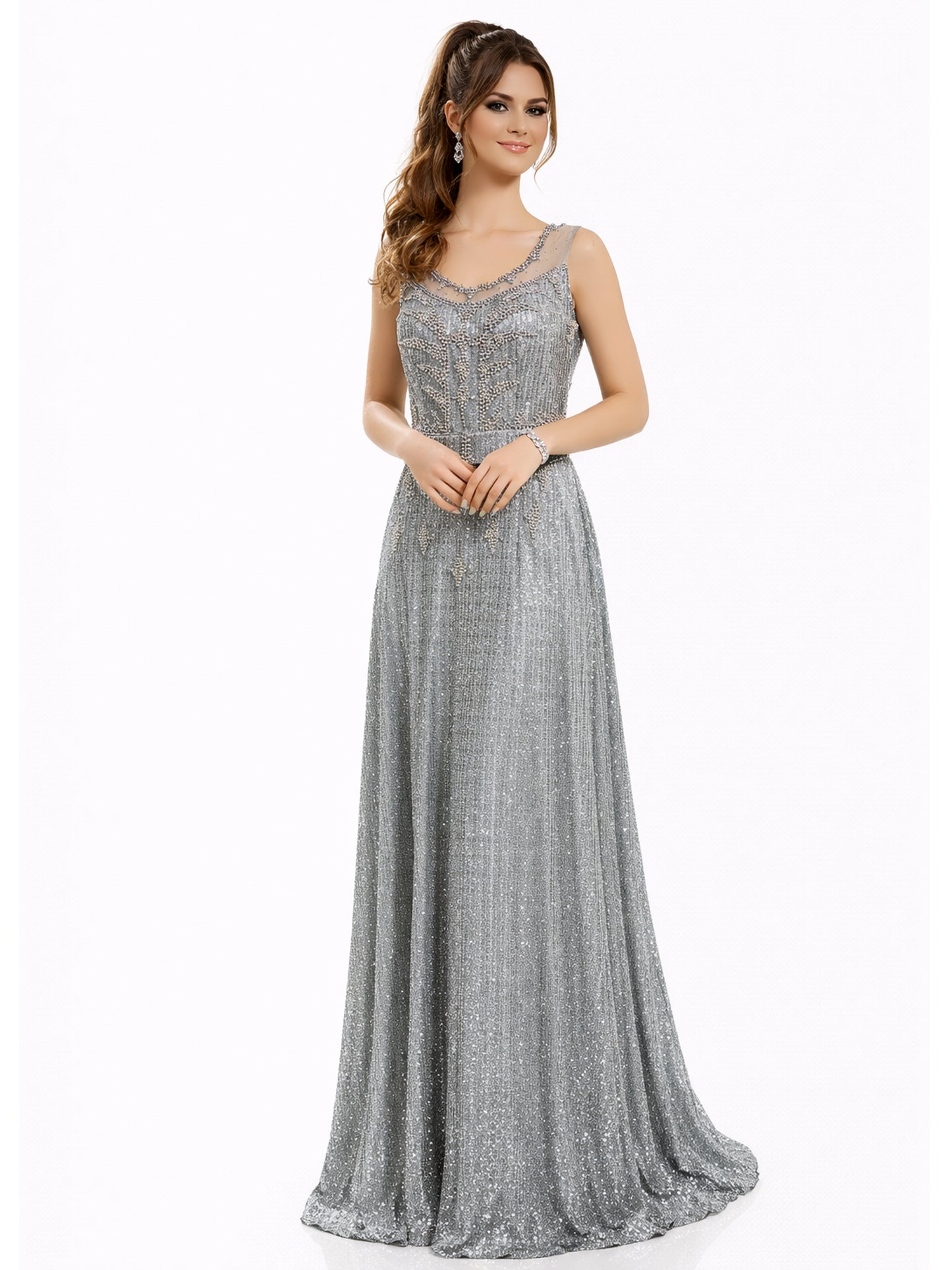 Style 181217 -  Gold / Silver Dress