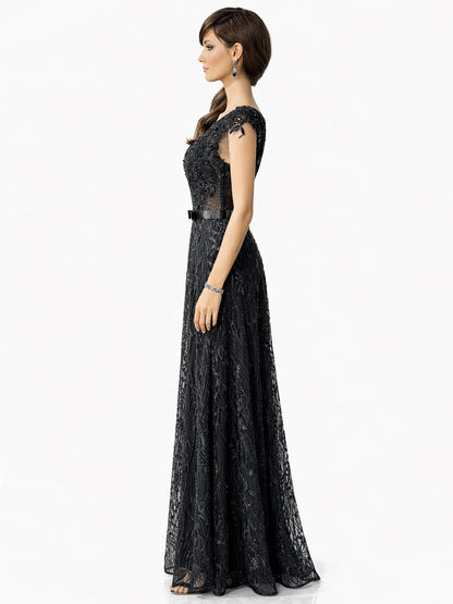 Style 190332 - Black / Light Green Dress