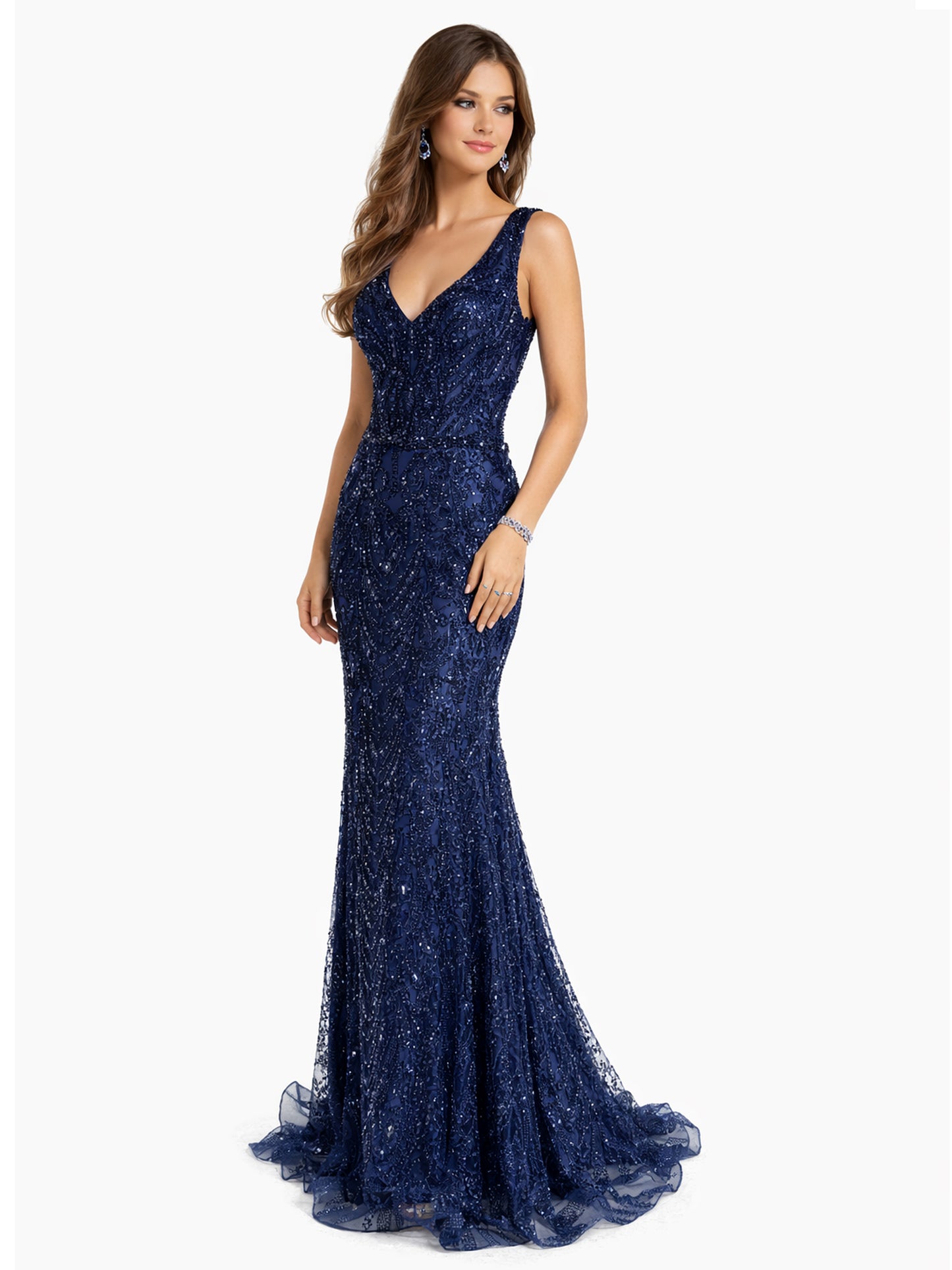 Style 191139 - Dark Blue / Silver Dress