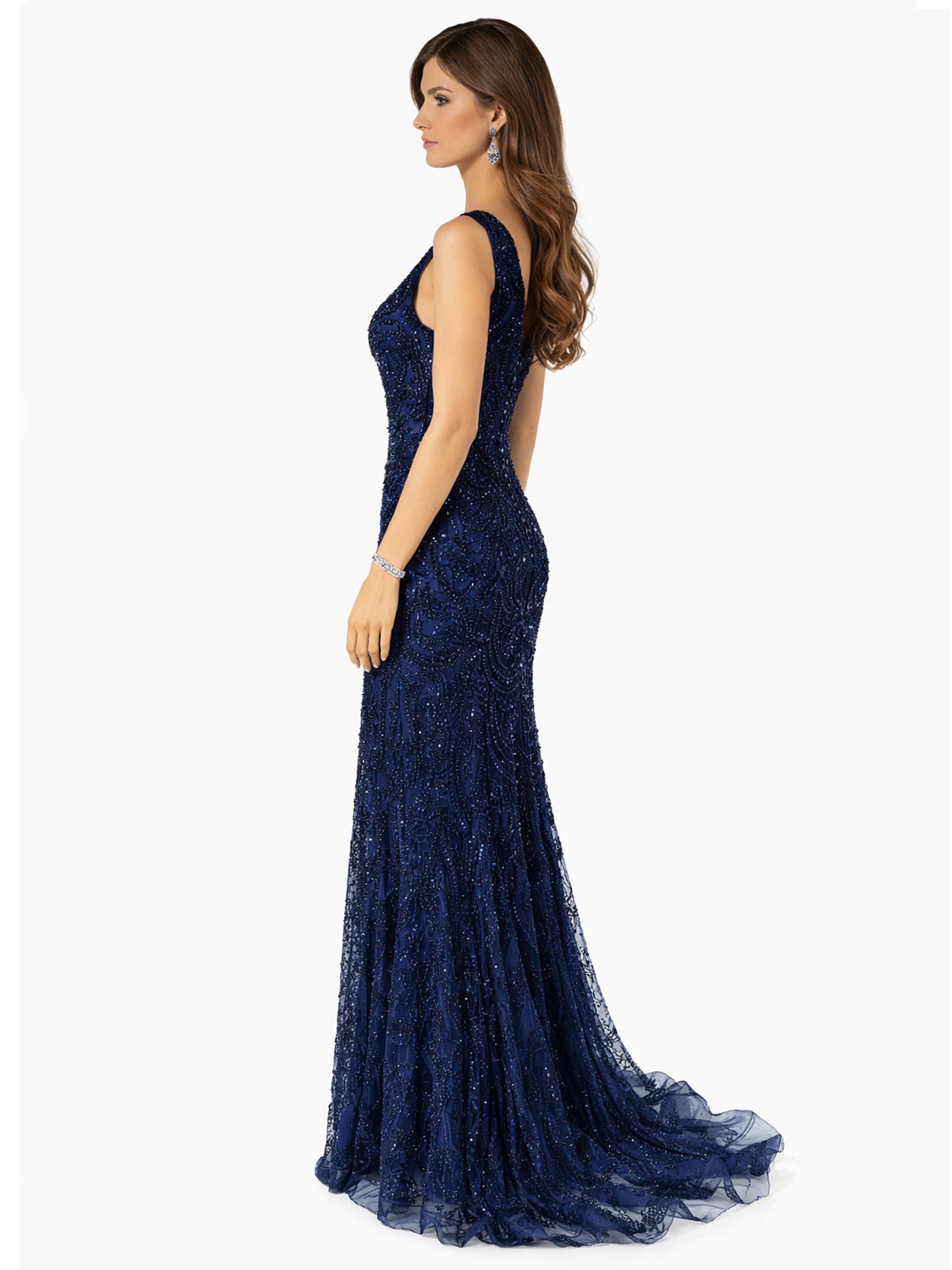 Style 191139 - Dark Blue / Silver Dress