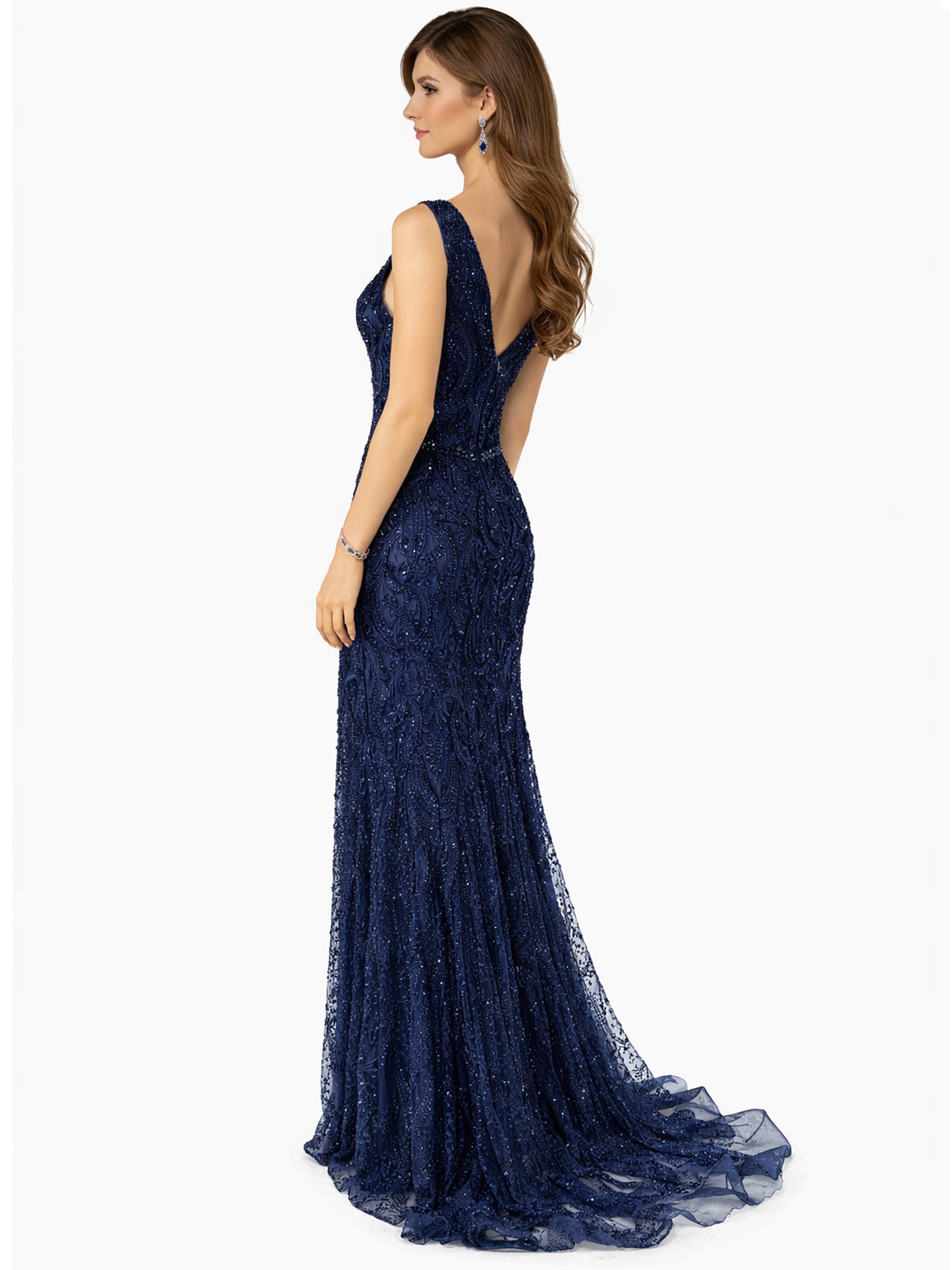 Style 191139 - Dark Blue / Silver Dress