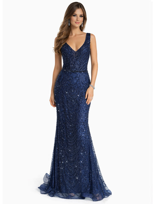 Style 191139 - Dark Blue / Silver Dress
