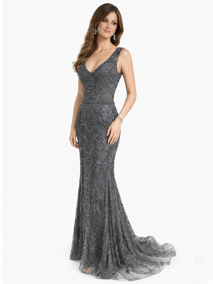 Style 191139 - Dark Blue / Silver Dress