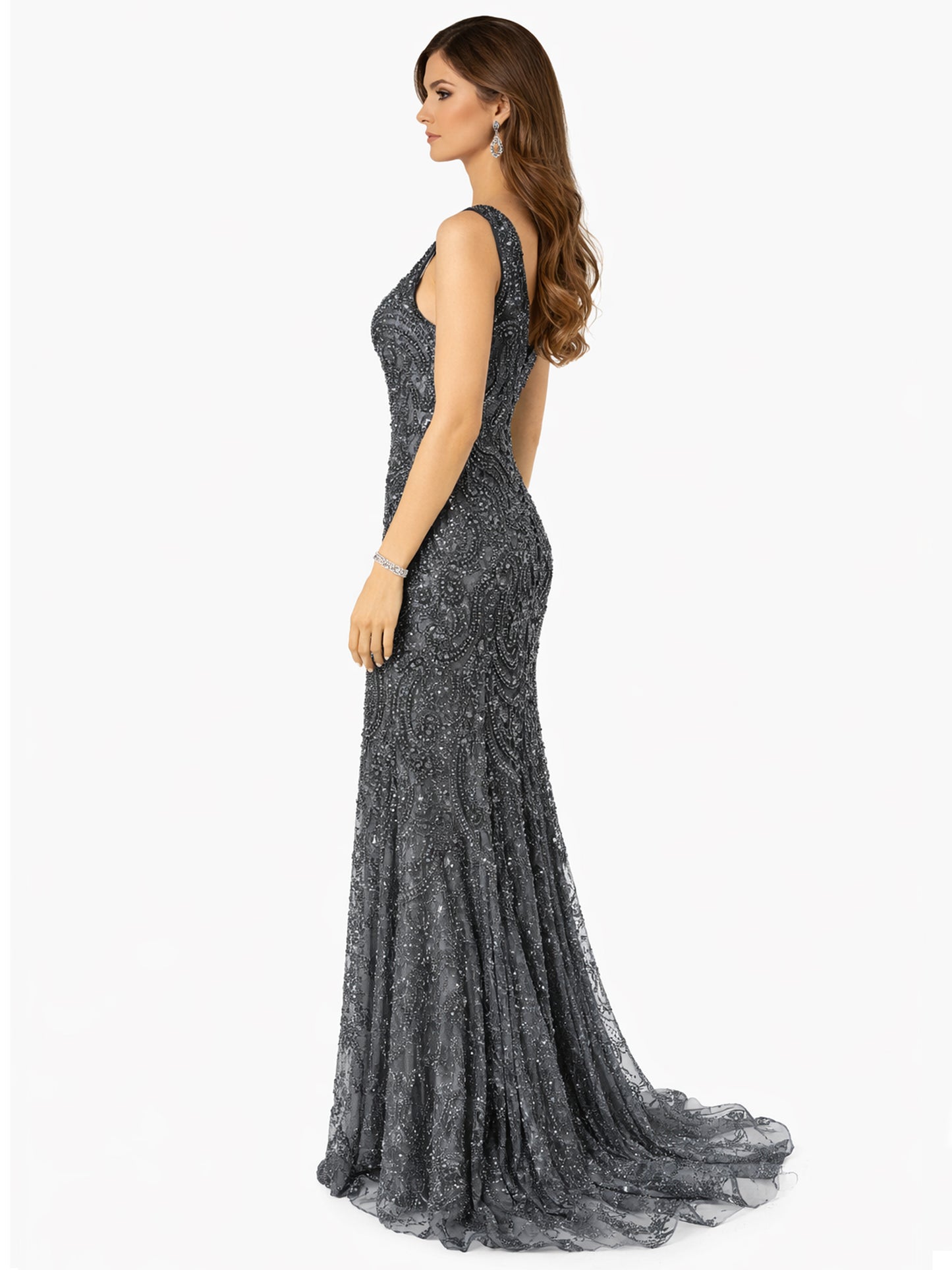 Style 191139 - Dark Blue / Silver Dress