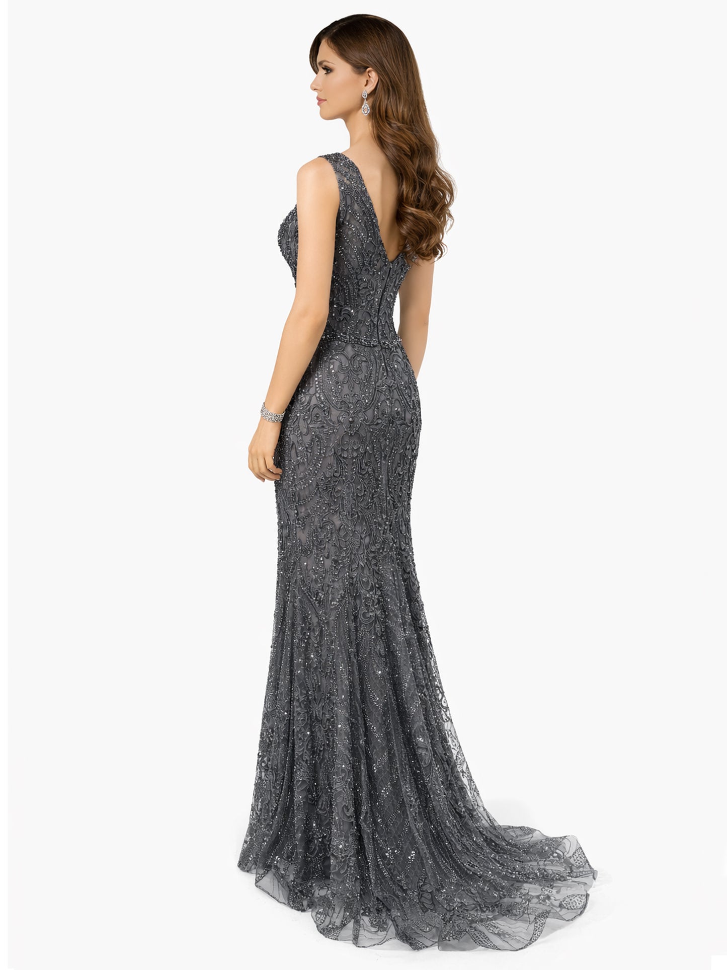 Style 191139 - Dark Blue / Silver Dress