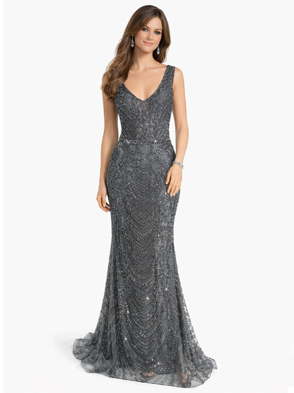 Style 191139 - Dark Blue / Silver Dress