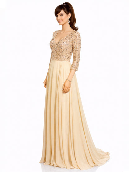 Style 20118 - Creme / Purple Dress