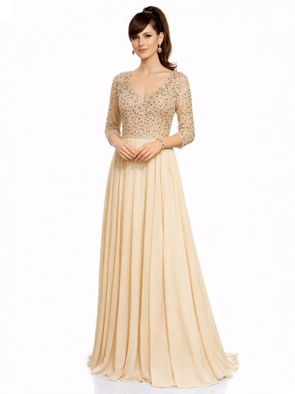 Style 20118 - Creme / Purple Dress