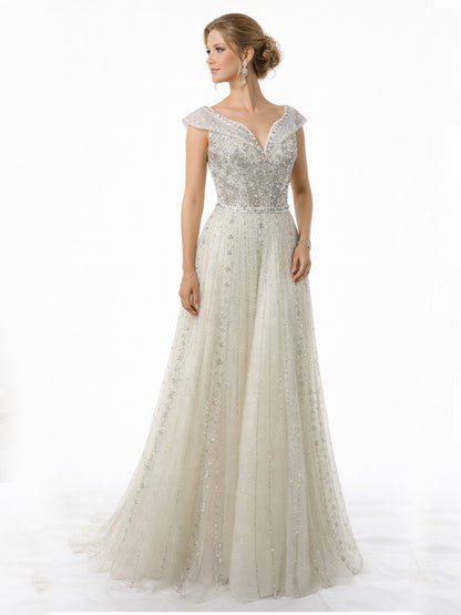 Stijl 202411 - Blauwe / Crème Jurk