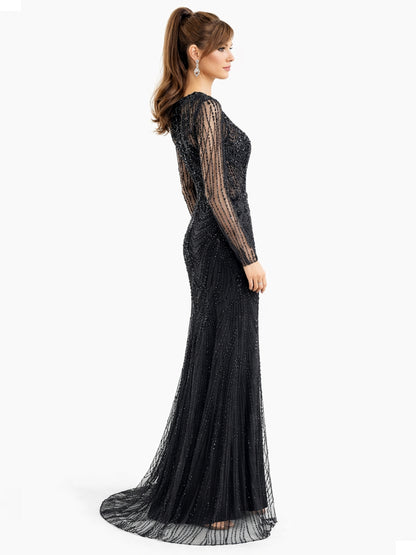 Style 202420 - Black / Gold Dress