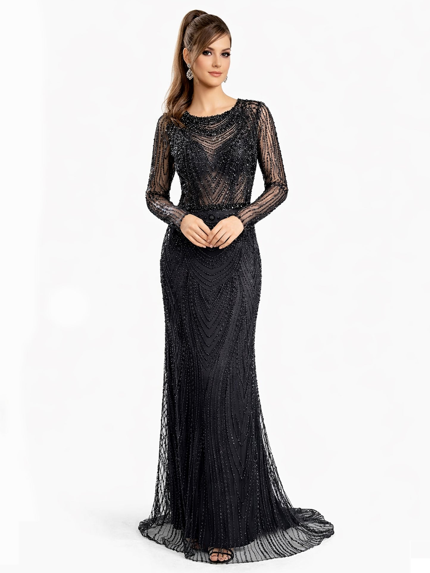 Style 202420 - Black / Gold Dress
