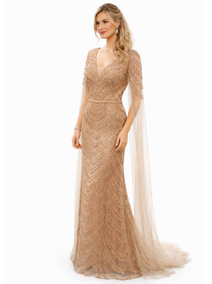 Stijl 202422 - Roze / Gouden Jurk