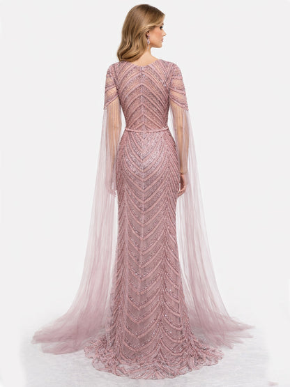 Stijl 202422 - Roze / Gouden Jurk