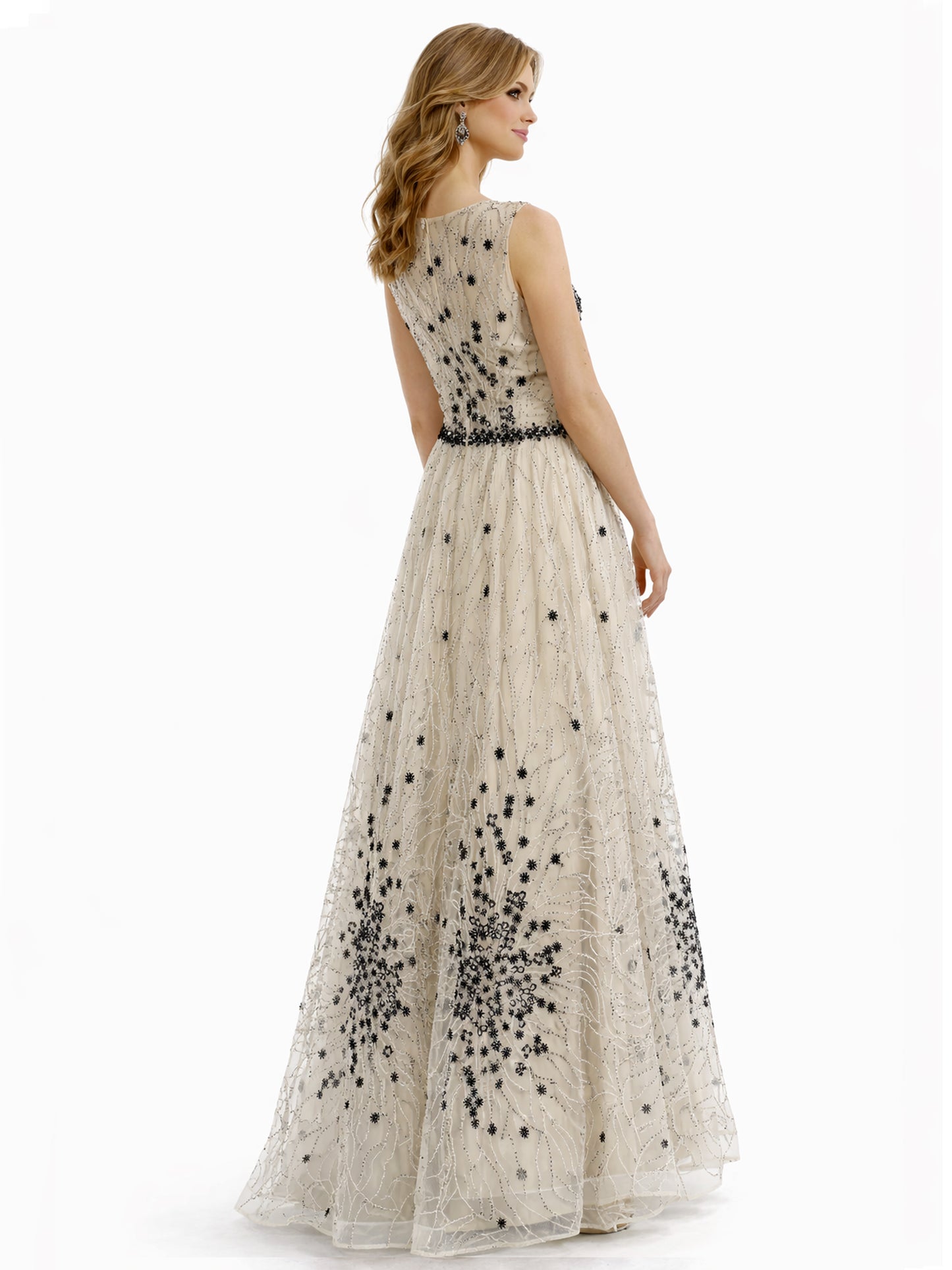 Style 210329 - Creme Black Dress