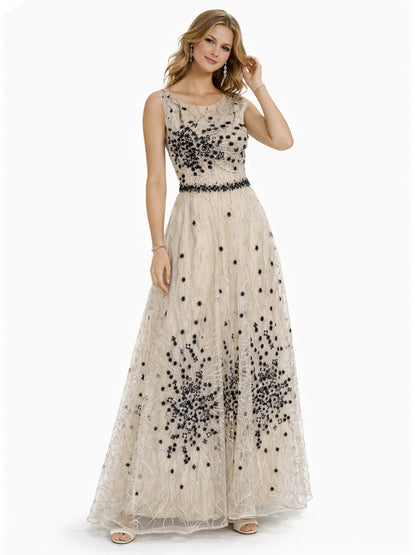 Style 210329 - Creme Black Dress