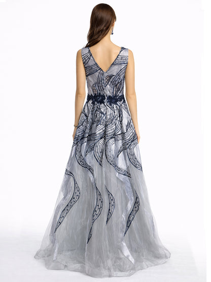 Style 220105 - Blue / Purple Dress