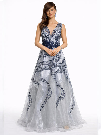 Style 220105 - Blue / Purple Dress