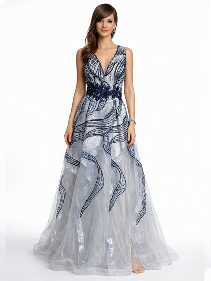 Style 220105 - Blue / Purple Dress