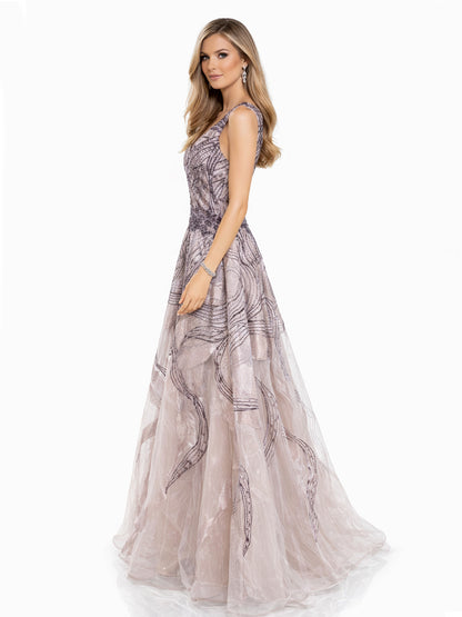 Style 220105 - Blue / Purple Dress