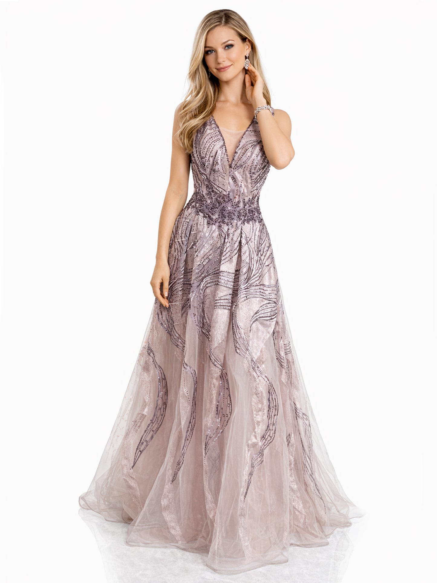 Style 220105 - Blue / Purple Dress