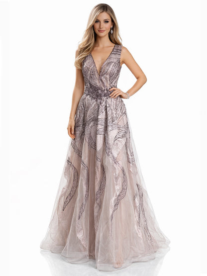 Style 220105 - Blue / Purple Dress