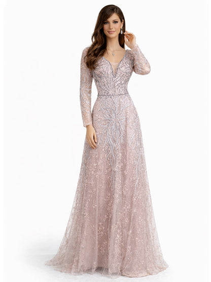 Style 220602 - Pink / Silver Dress