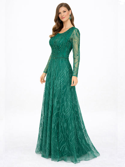 Style 220603 - Pink / Green Dress