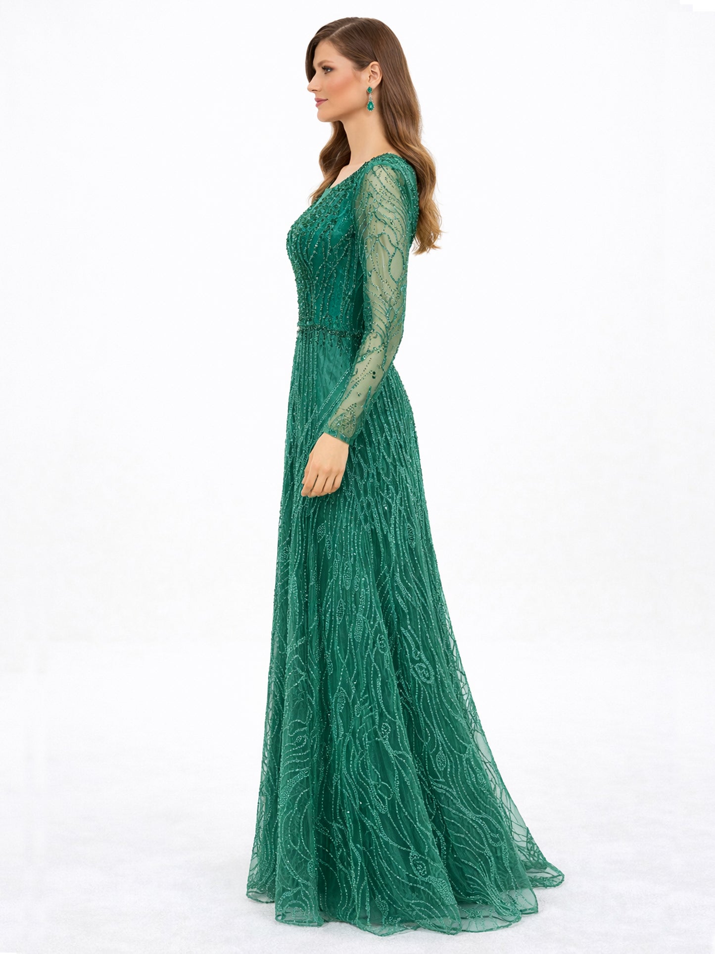 Style 220603 - Pink / Green Dress