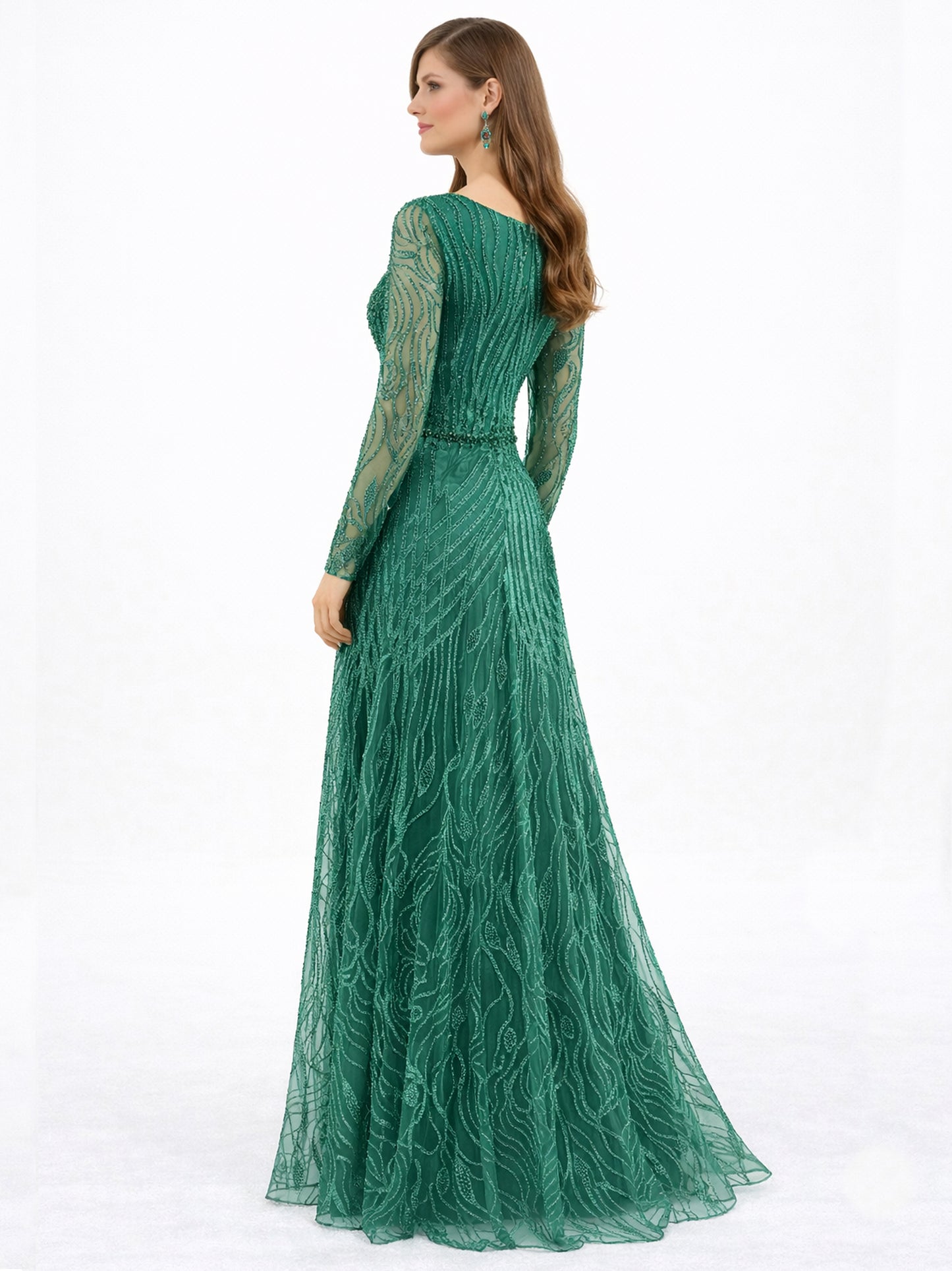 Style 220603 - Pink / Green Dress