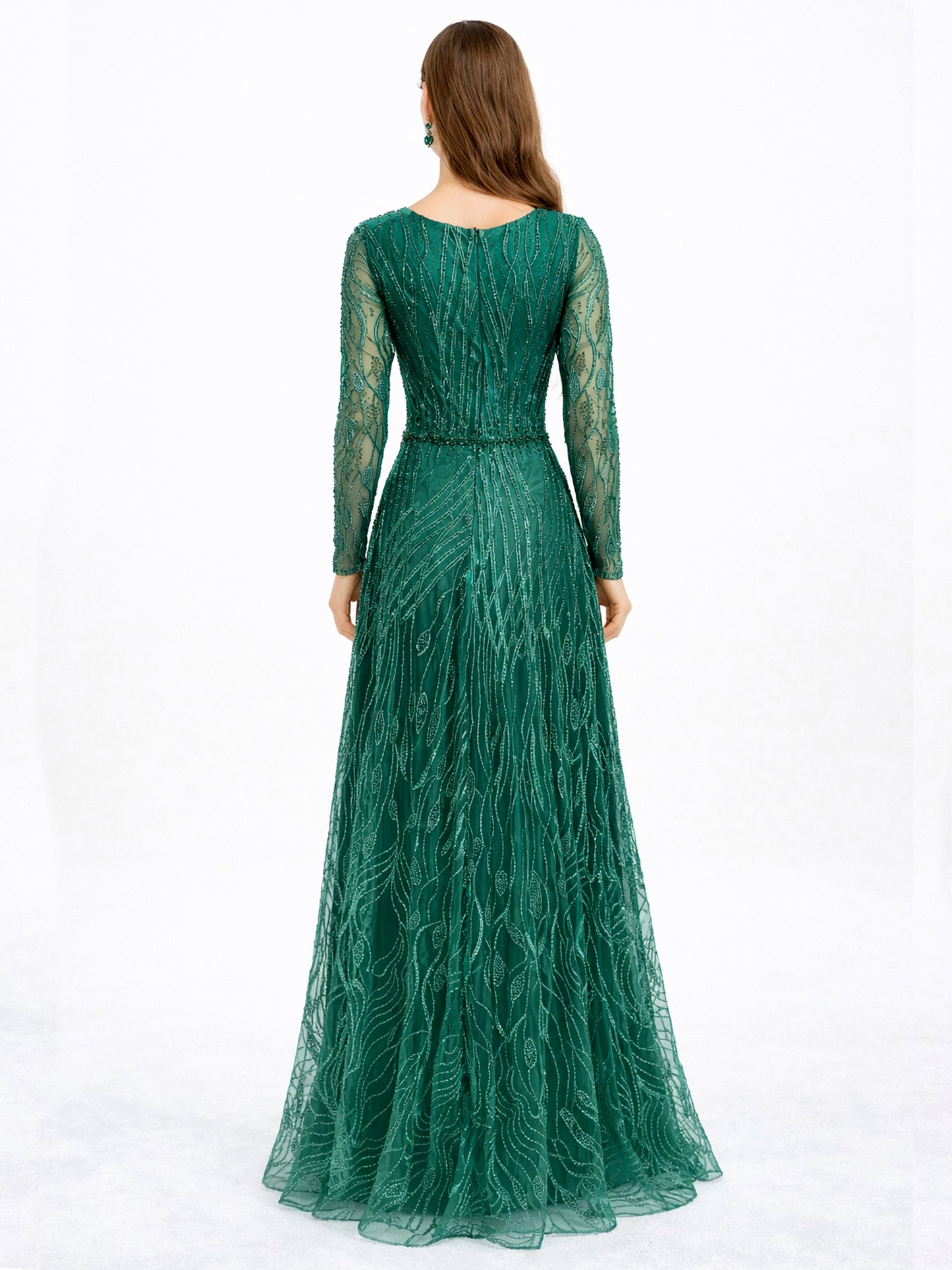 Style 220603 - Pink / Green Dress