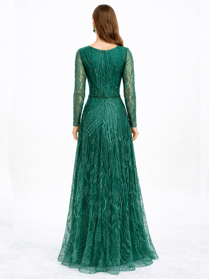 Style 220603 - Pink / Green Dress