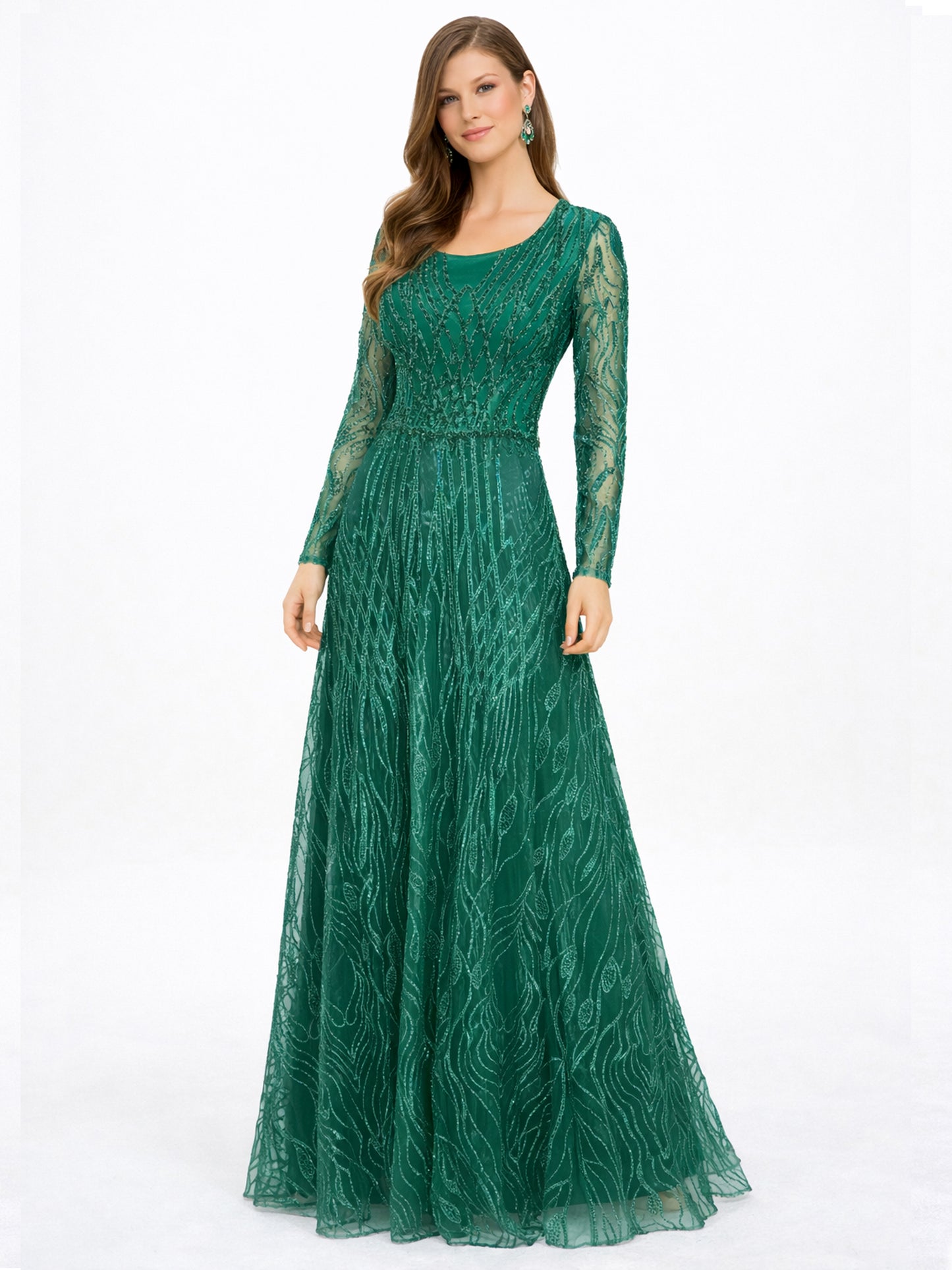 Style 220603 - Pink / Green Dress