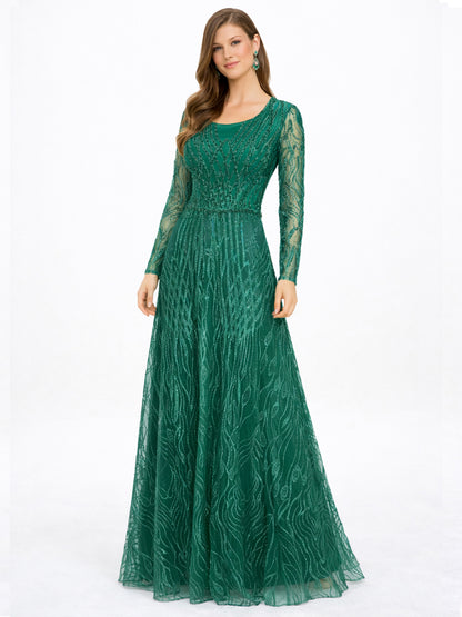 Style 220603 - Pink / Green Dress